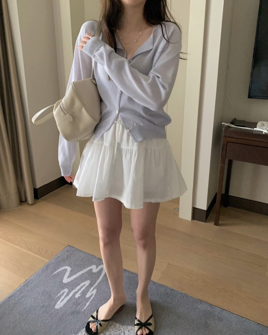[💙여름가디건] 프리티영띵 루즈 린넨 얇은 살안타 가디건 5color 상세 이미지 19