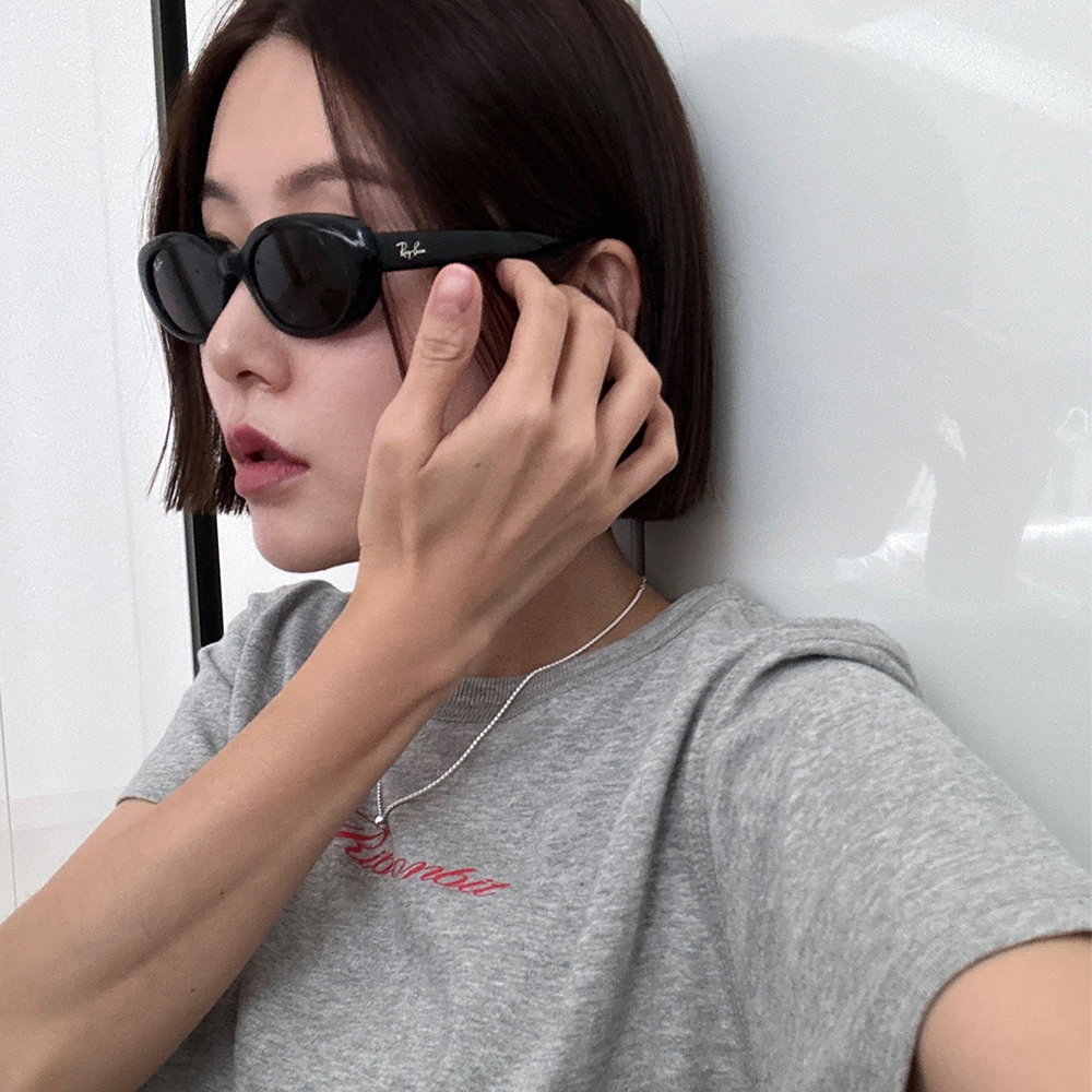 레이벤 RB4441D 667787 긱시크 오벌 선글라스 이미지 7