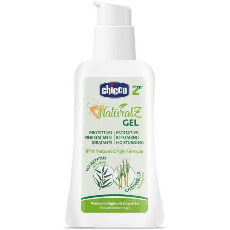 [해외]ChIcco CHICCO NaturalZ 프로텍티브 젤, 60ml, 여름철 자연 보호, 레몬 그라스와 유칼립투스, 밤낮으로 보호 [B0BW15CTCK]