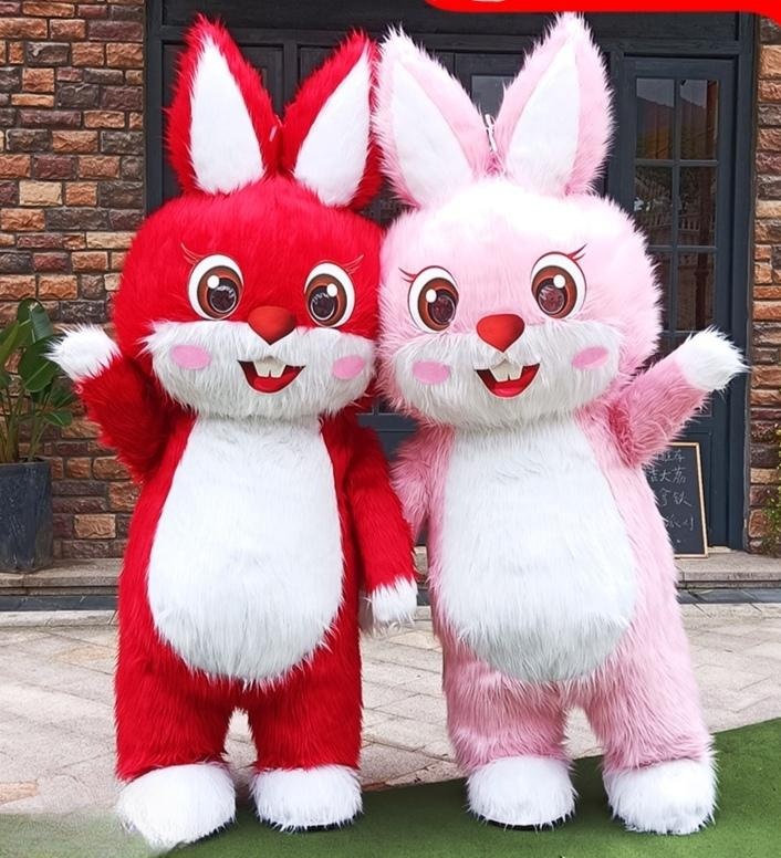 토끼인형탈 할로윈 계묘년 업소용 졸사 코스프레 무대  제트 풍선 딸기 곰 2.6미터(170-180에 적합) - 상품 이미지
