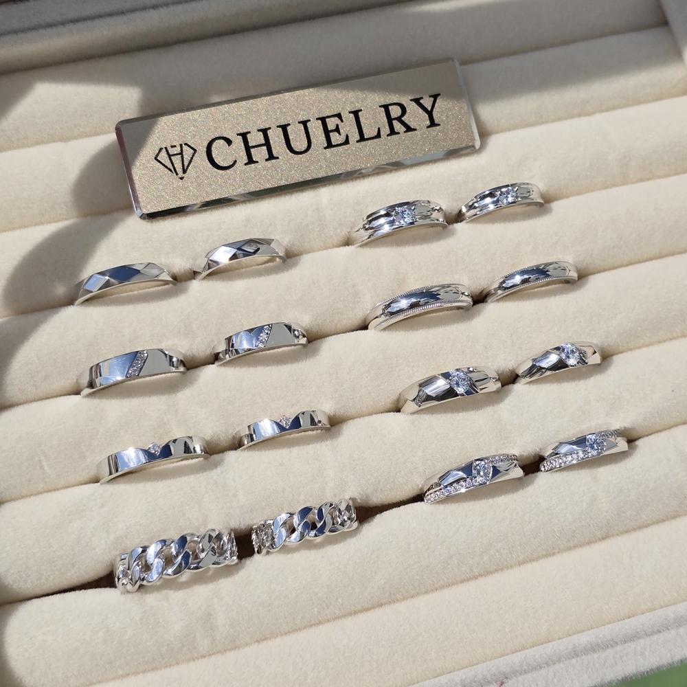 925 실버 고급 커플링 커플반지 기념일 은반지