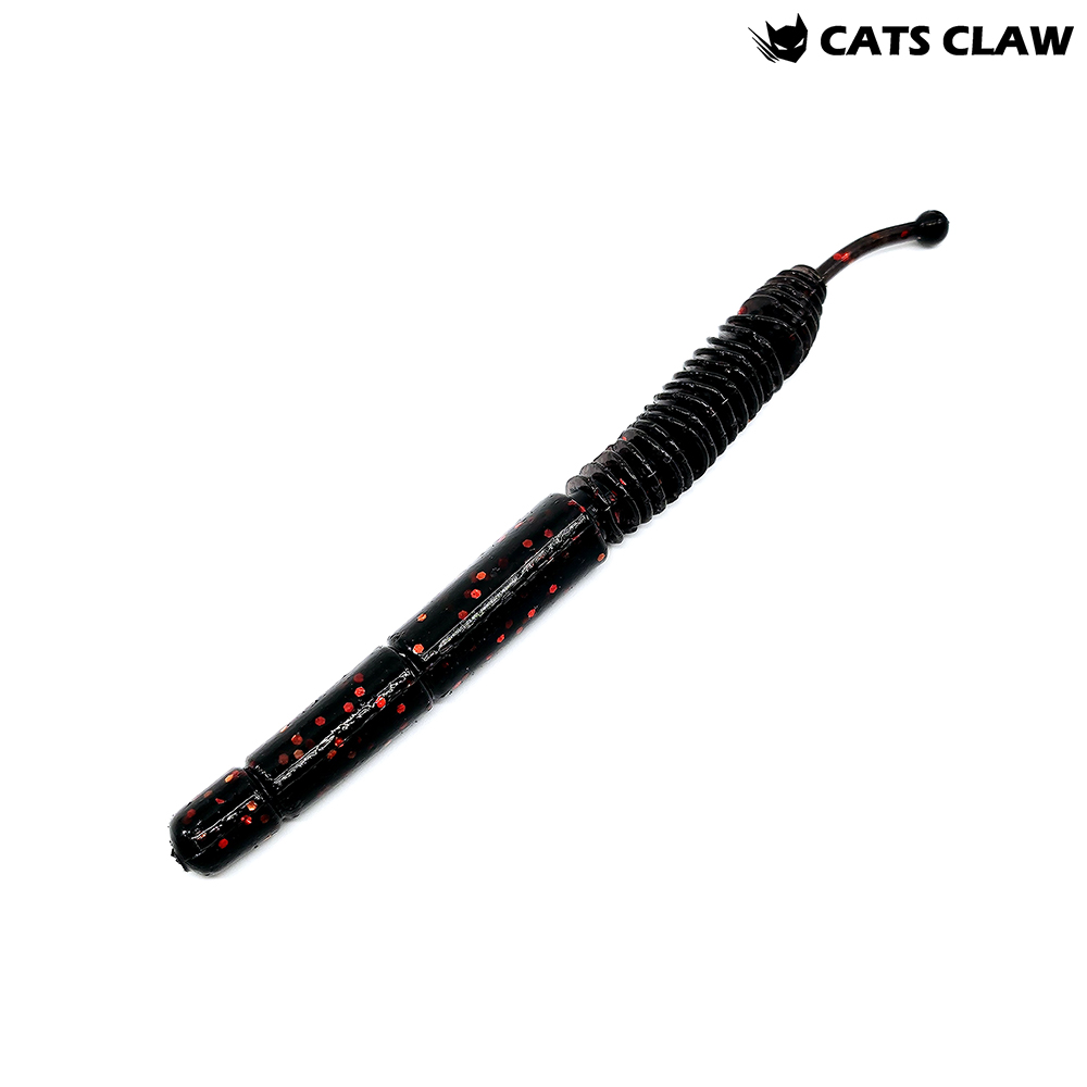 캣츠크로우 에어크루즈 플로팅웜 007 블랙 레드, 11.4cm(4.5인치) - 상품 이미지