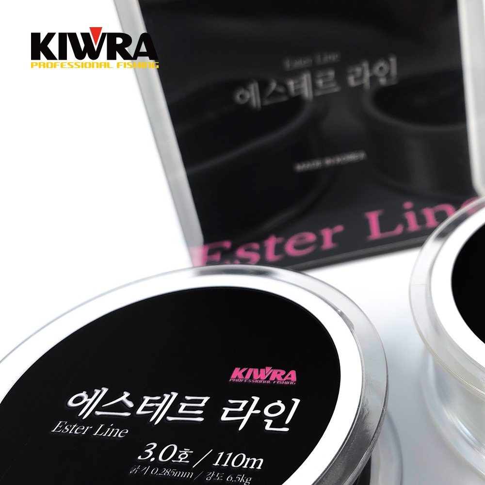 키우라 에스테르 블랙 라인 갈치 한치 갑오징어 목줄 쇼크리더 자작채비 기둥줄 110m - 상세 이미지 3