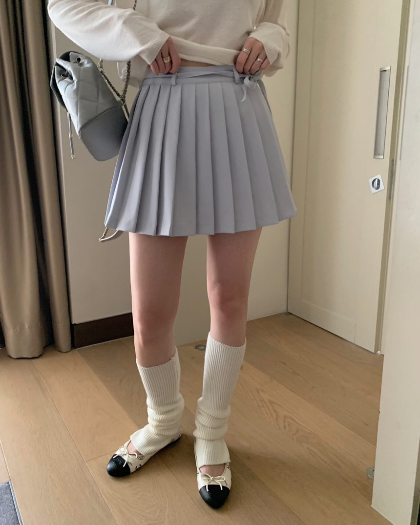 [💓a라인치마] 프리티영띵 달바 플리츠 미니 주름 스커트 2color 상세 이미지 2