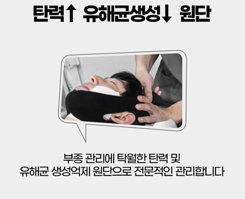 닥터리프팅밴드 이중턱 땡기미 얼굴 리프팅밴드 1매, 1개 사진 3
