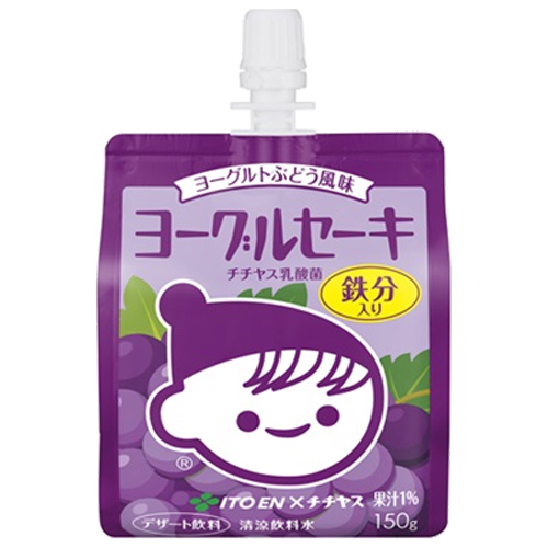 이토엔 치치야스 요구르세이키 파우치 포도맛 / 일본 요구르트 요거트 - 메인 이미지
