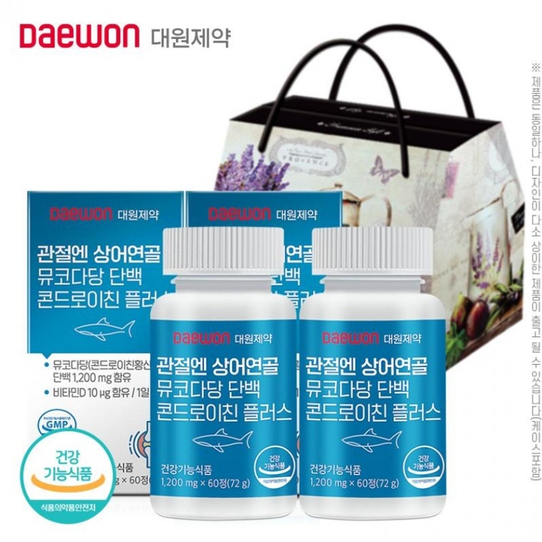 대원제약 관절엔 상어연골 60정 2개입 : 하늘과도시