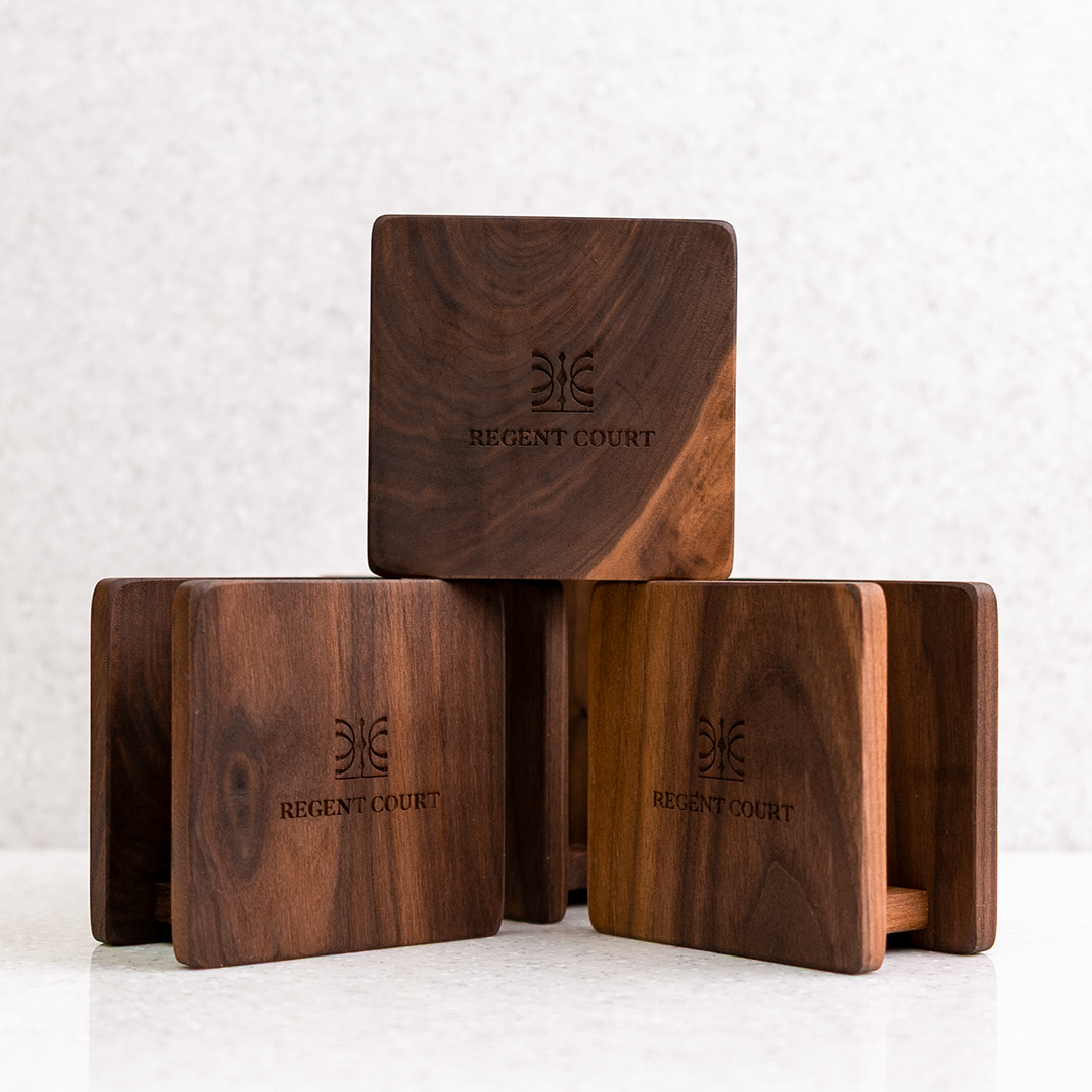 감성모먼트 냅킨꽂이 원목 로고각인 홀더 카페 호텔 레스토랑