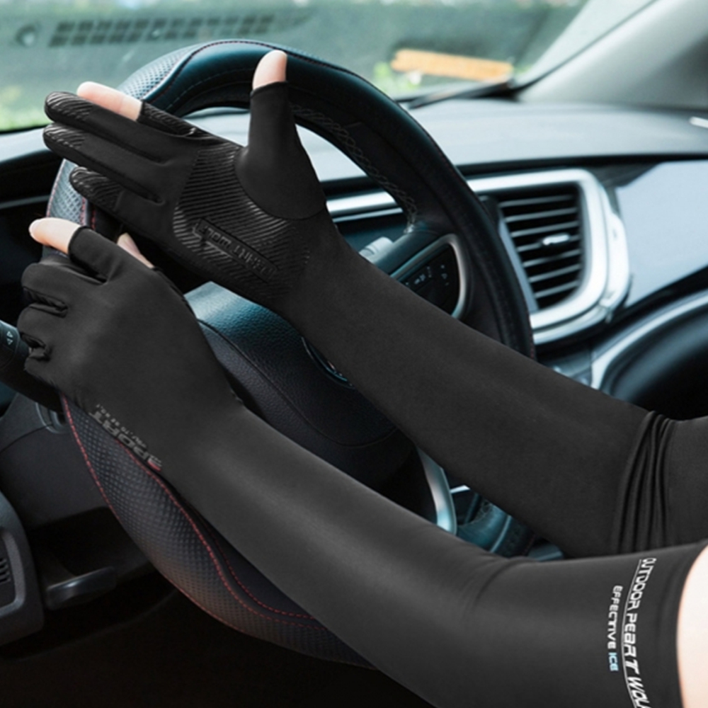 여성용 운전 쿨토시 여름 팔토시 아이스 냉감 작업 장갑