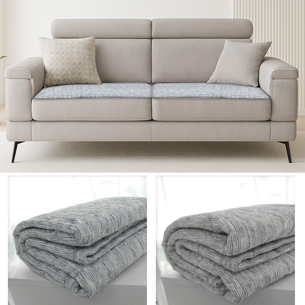 국내생산 시원한 소파패드 3인용 4인용 돌소파용 여름용 리플 쇼파패드 깔개