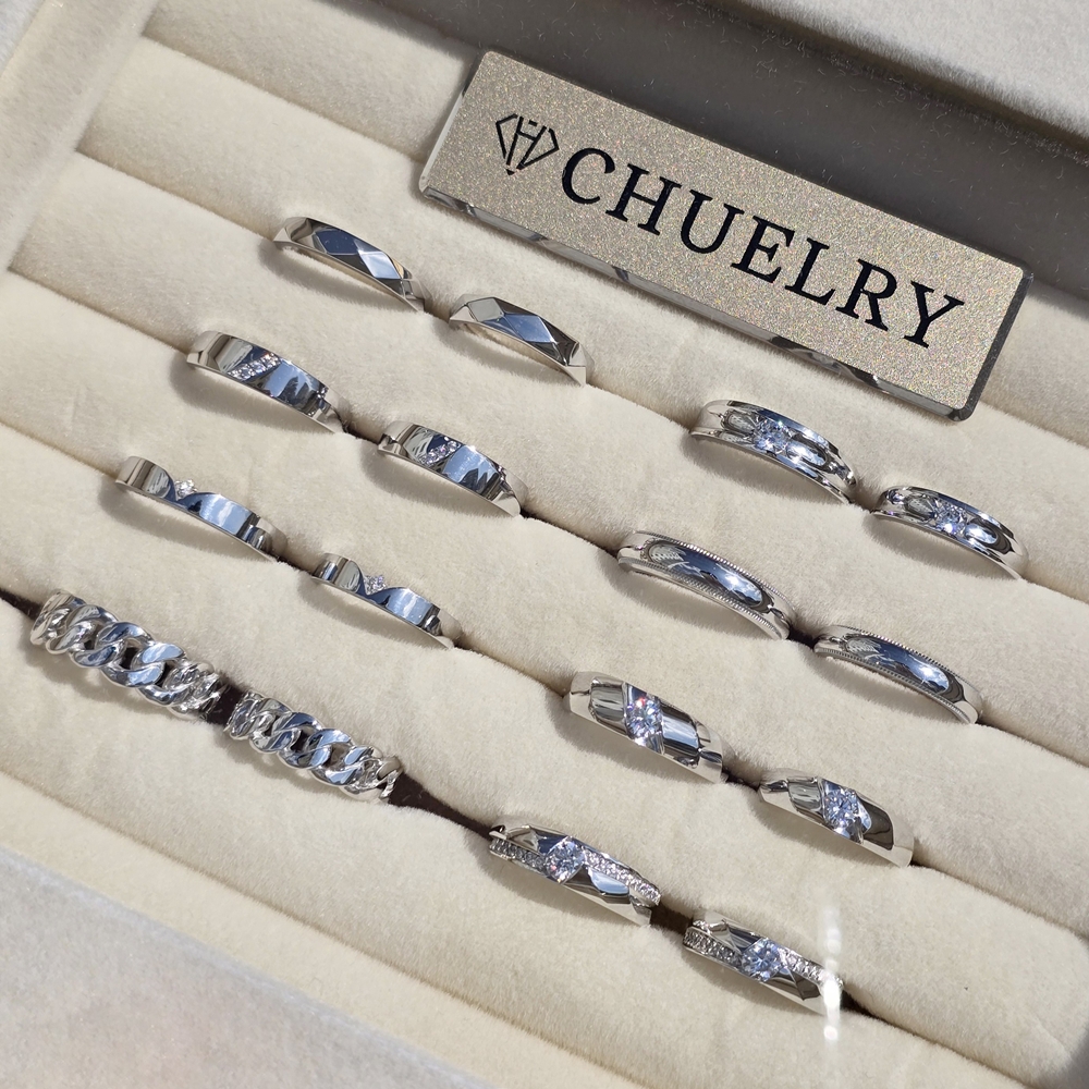 925 실버 고급 커플링 커플반지 기념일 은반지