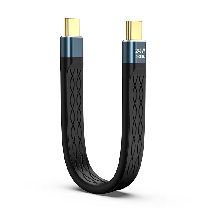 240W C타입 초고속 충전 데이터 케이블 이마커 플레스와이어