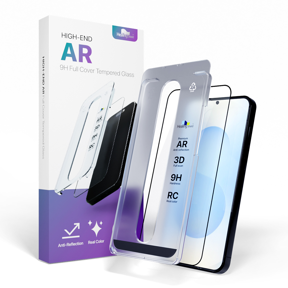 핸드폰 하이엔드 풀커버 AR 고화질 강화유리 액정보호필름 갤럭시S25, 1매입