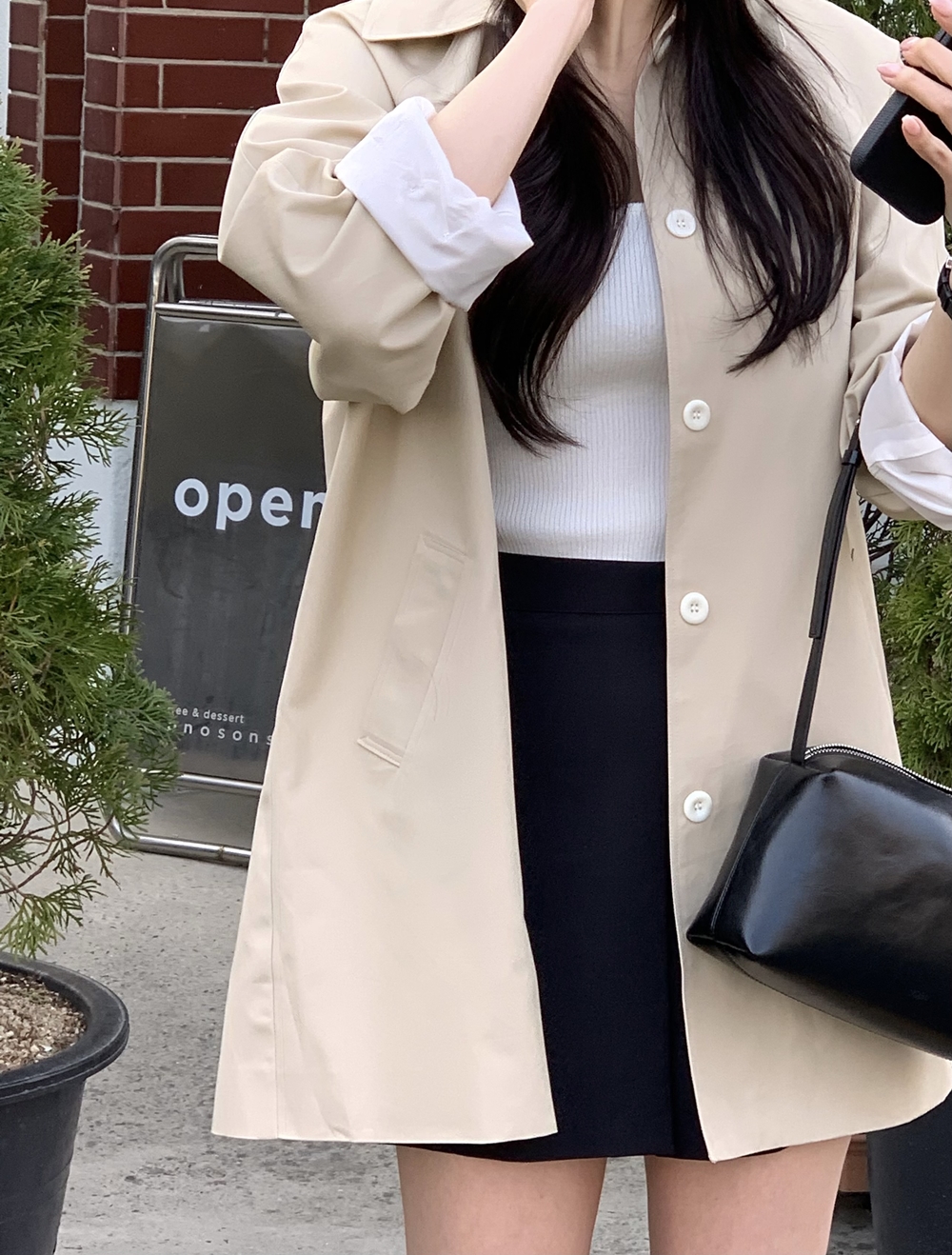 코스 하프 트렌치 코트 자켓 상세 이미지 31