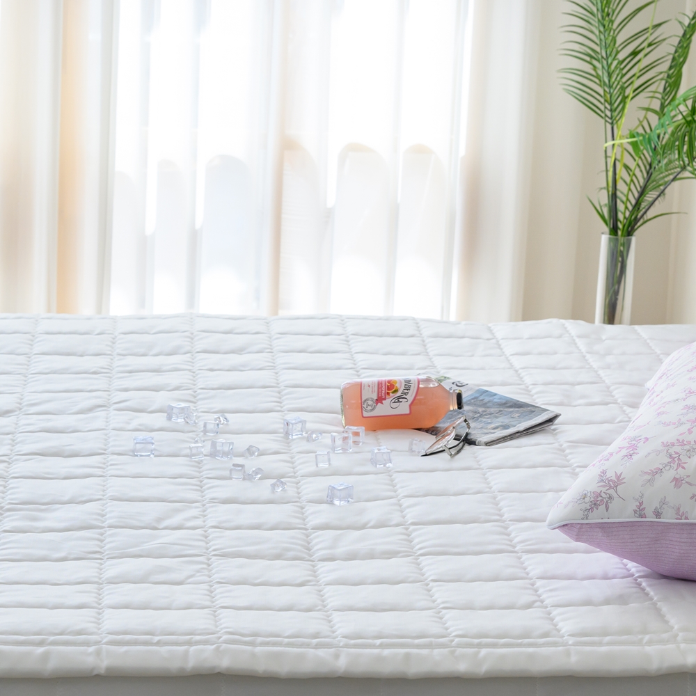 나라데코 듀라론 냉감 퀼팅 화이트 여름 침대 냉감패드 SS