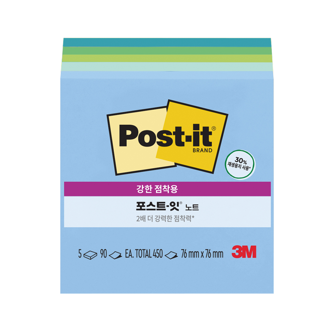 3M 포스트잇 큐브노트 SSN654-5SS 450매 - 상세 이미지 2