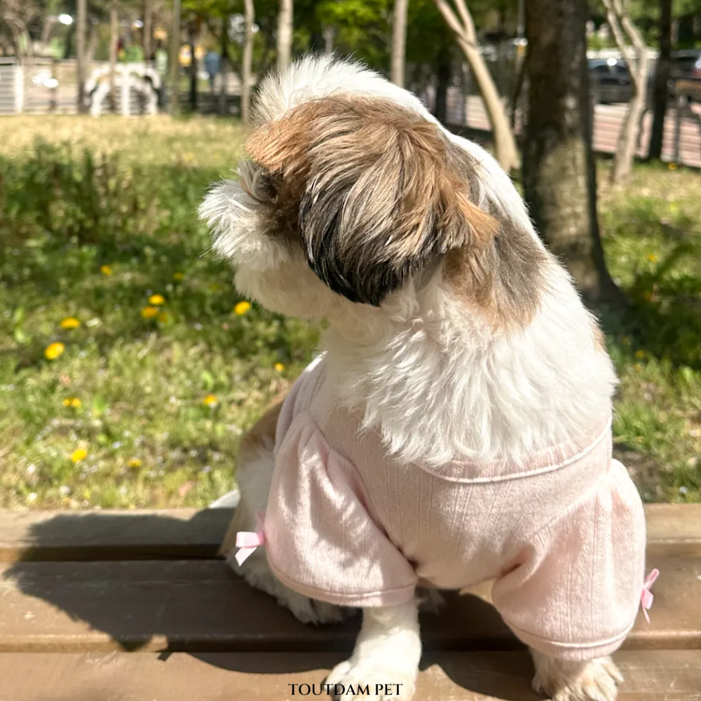 뚜담펫 강아지 고양이 봄옷 여름 크롭 가디건 귀여운 강아지옷 이미지 7