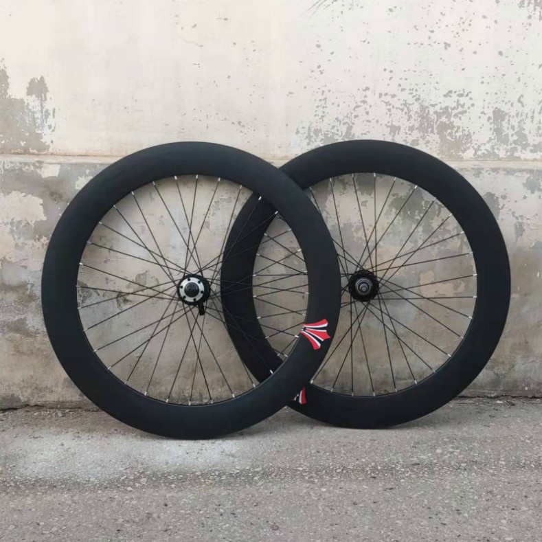 70cm 자전거휠 알루미늄 바퀴 로드 휠셋 90mm 앞뒤쌍 - 상세 이미지 5