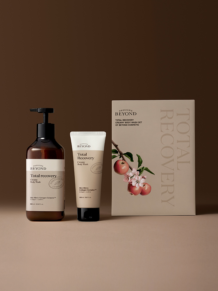비욘드 사과향 콜라겐 토탈리커버리 크리미 바디워시 기획 (650mL+150mL)