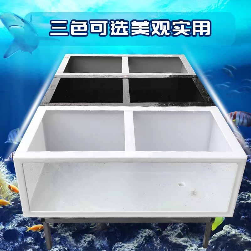 업소용 수족관 배수구 물고기 탱크 브리딩 격리통 아쿠아 제트 검정120x60x40cm하단행+아연도금철 - 상세 이미지 4
