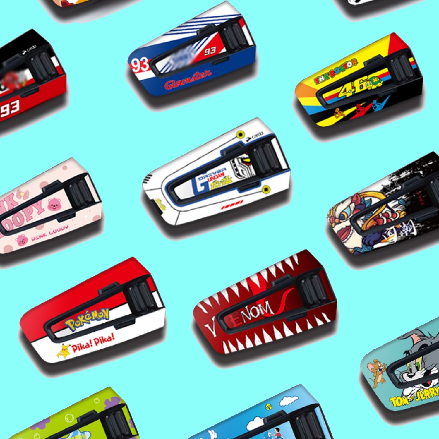 카르도 팩톡 엣지 네오 프로 커스텀싱글 스티커 데칼 보호필름 A1