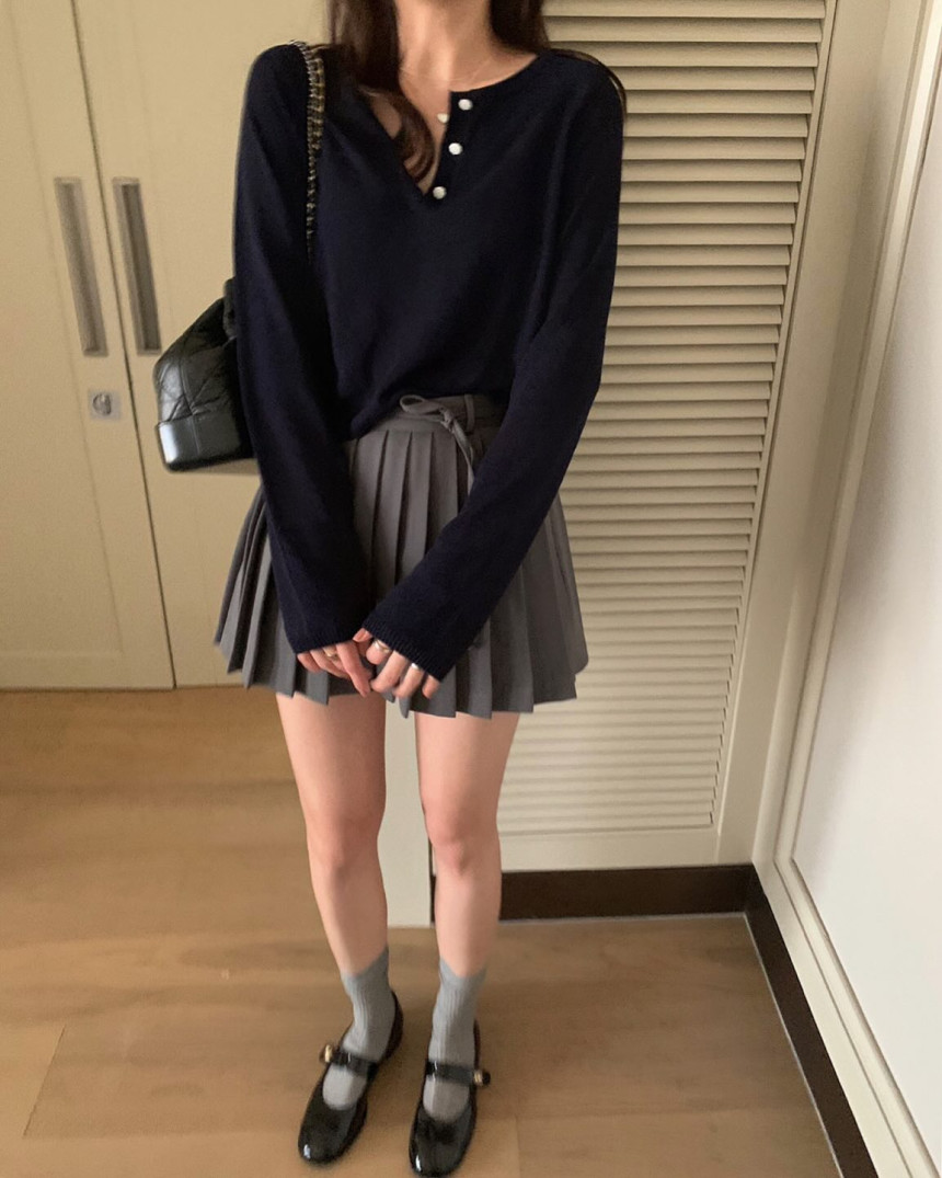[💓a라인치마] 프리티영띵 달바 플리츠 미니 주름 스커트 2color 상세 이미지 7