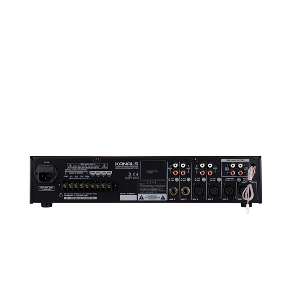 BKH-300 Hi Low 100V 8옴 카날스 PA 전관 앰프 - 상세 이미지 2