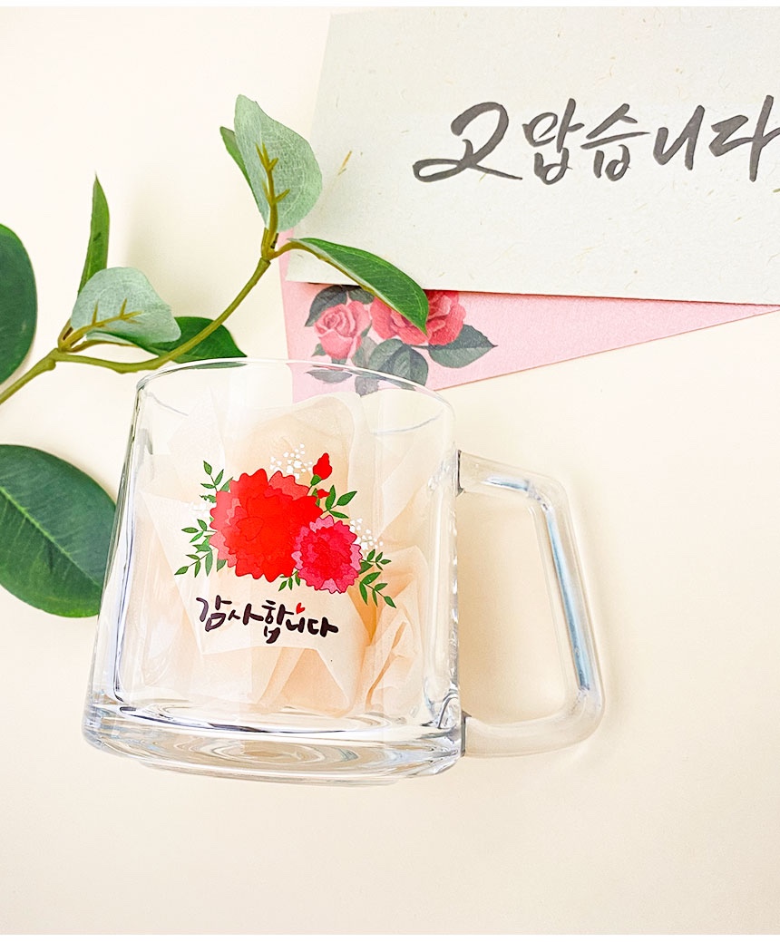 어버이날 선물 카네이션 머그컵 스승의날 어린이집 어버이주일 스승의주일 - 상품 이미지