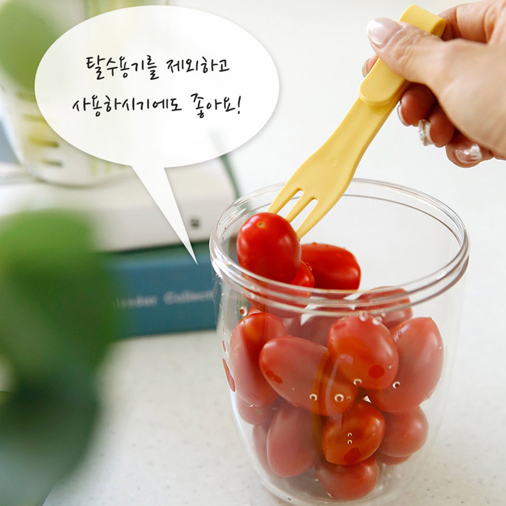 샐러드보틀 샐러드팟 포크포함 550ml - 상세 이미지 4