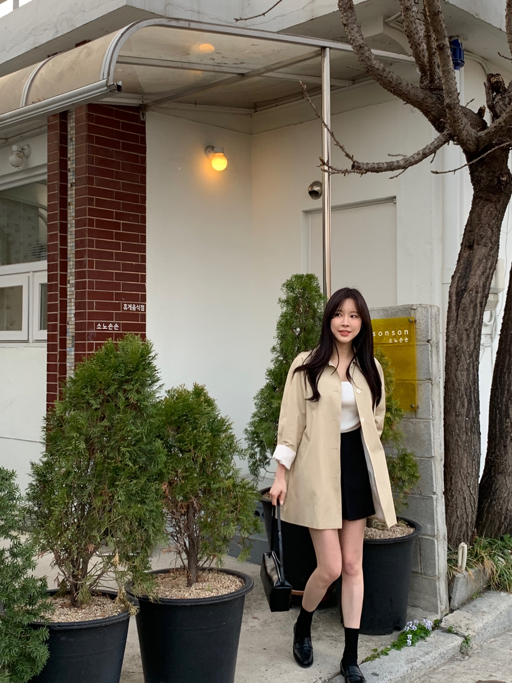 코스 하프 트렌치 코트 자켓 상세 이미지 23