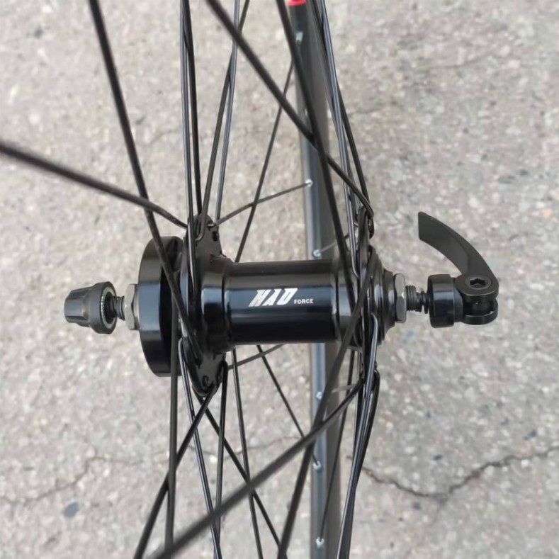 70cm 자전거휠 알루미늄 바퀴 로드 휠셋 90mm 앞뒤쌍 - 상세 이미지 2