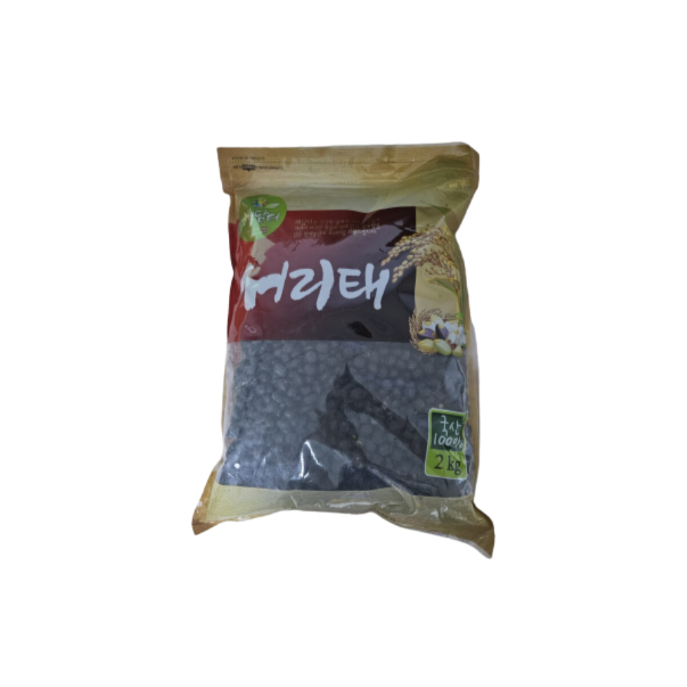 현대농산 국내산 서리태 2kg : 담소월