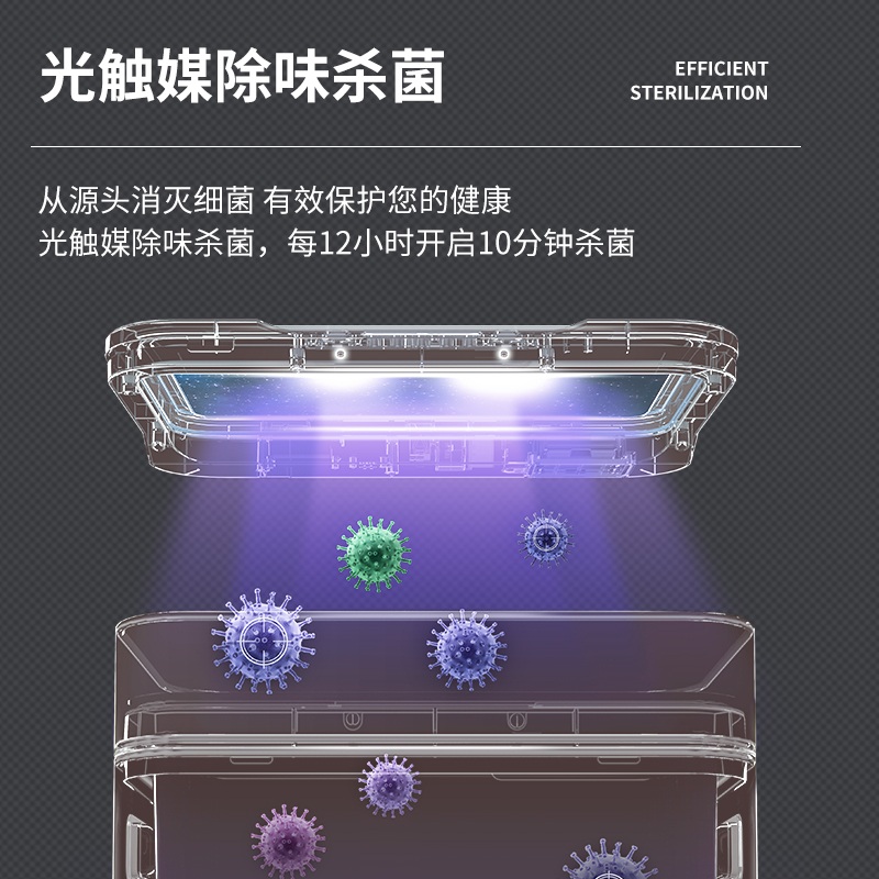 센서 쓰레기통 스마트 인식 뚜껑 기저귀 분리수거 휴지통 20L 인덕션 싱글 스텐 12L 이상 - 상세 이미지 4