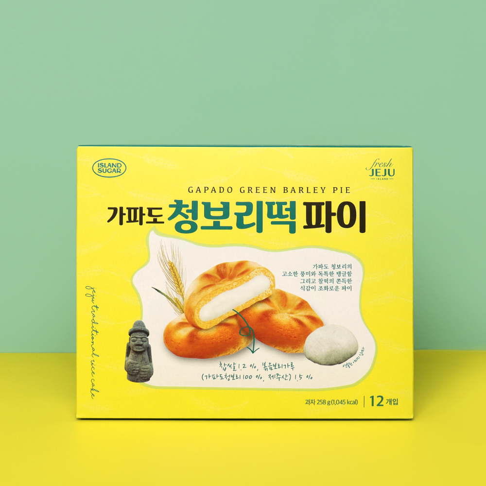 제주 가파도 청보리떡 파이 제주특산품 사무실간식 찰떡파이 선물 타르트 쿠키 이미지 8