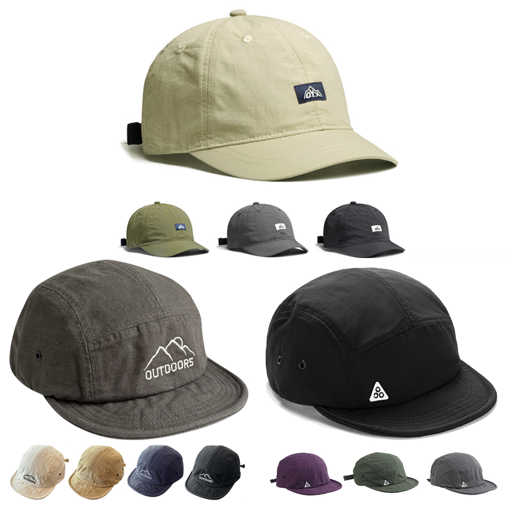 숏캡 숏챙모자 트레일 러닝 마라톤 테니스 창짧은 모자 볼캡