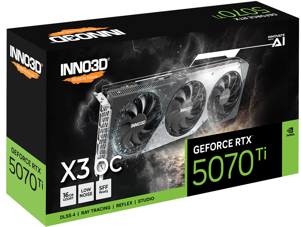INNO3D RTX5070TI그래픽카드 지포스 OC D7 16GB X3 - 상세 이미지 2