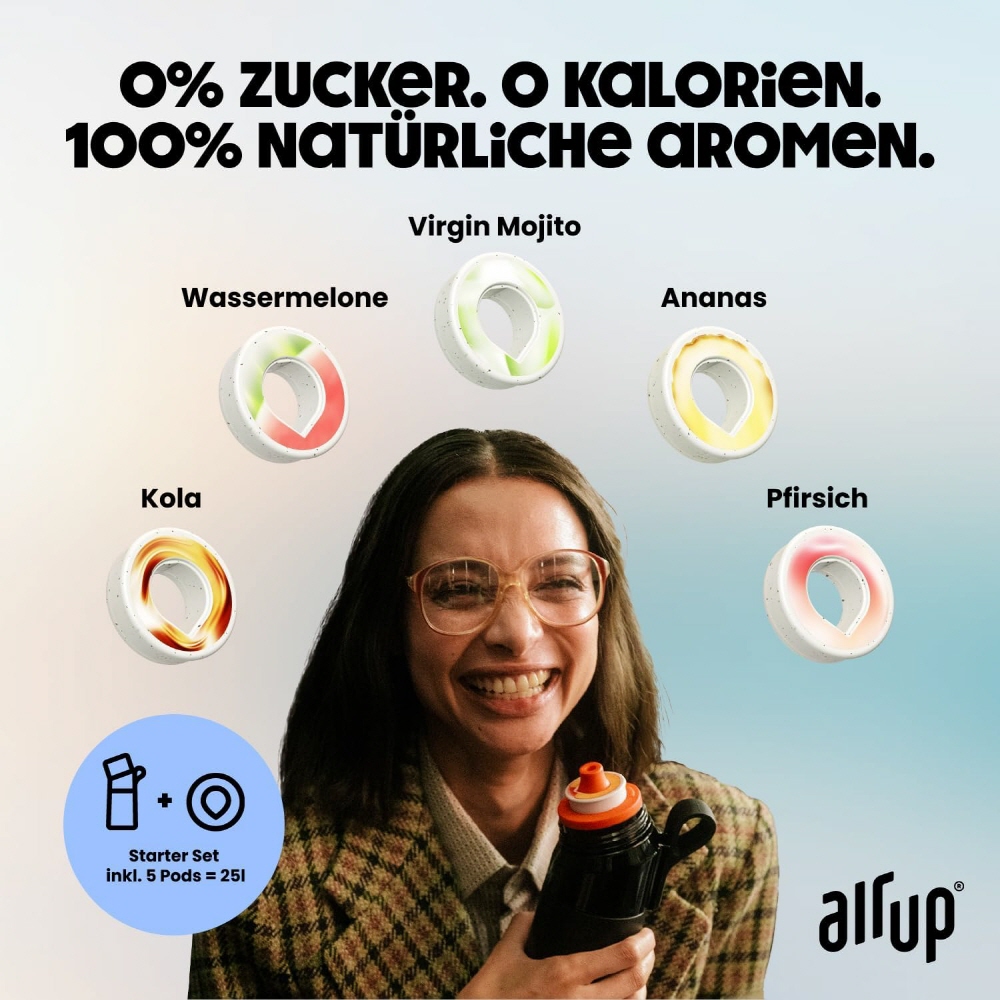 에어업 물병 물통 독일 airup 과일맛 팟 5종 세트 이미지 7