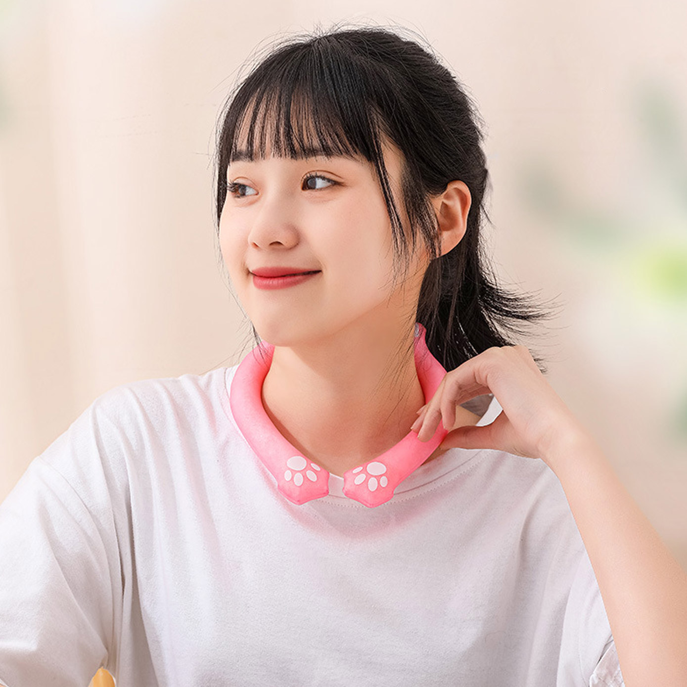 아이스넥쿨러 목쿨러 쿨링스카프 얼음목걸이 넥아이스 - 상세 이미지 2