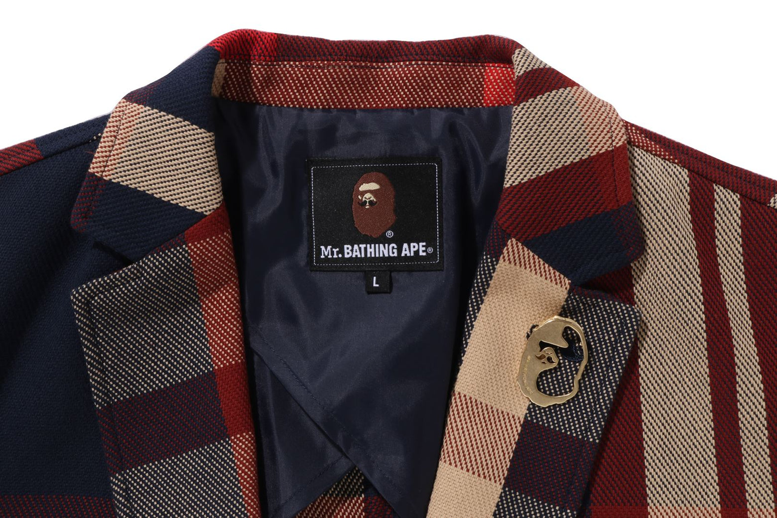 베이프 자켓 BAPE CHECK JACKET 4월 신상 7L30-142-303 - 상세 이미지 3