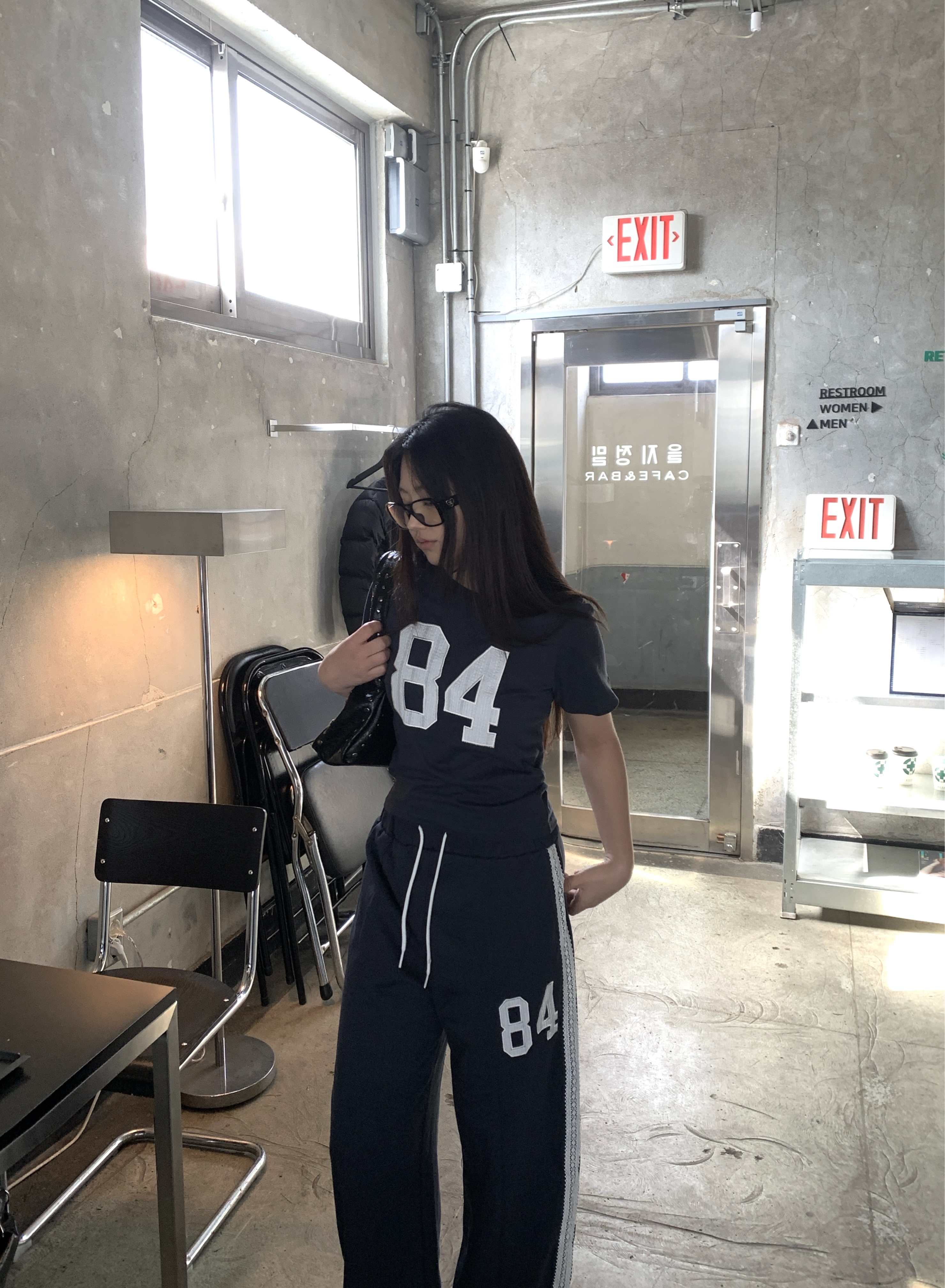[set 상품] Pre-order 여성 84 트레이닝 여름 반팔 셋업 상세 이미지 4