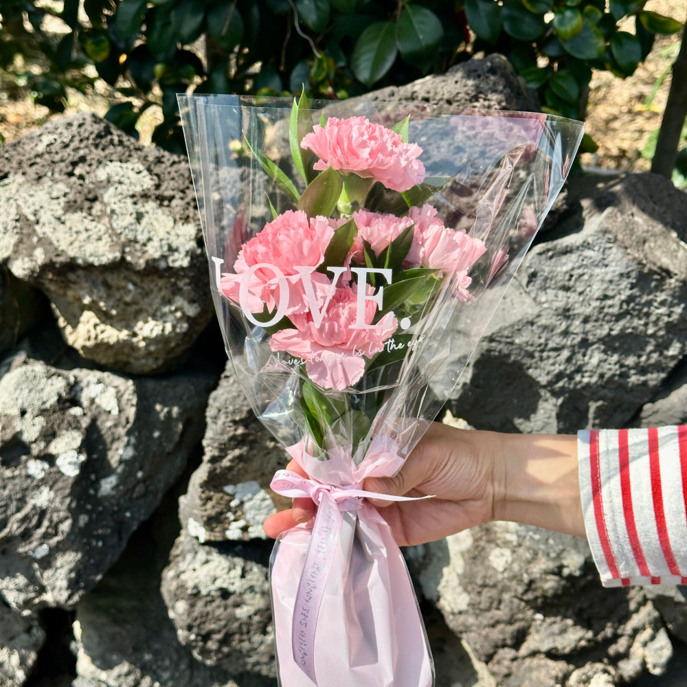 희록플라워 카네이션 생화 5송이꽃다발 어버이날카네이션 스승의날선물 꽃배달 행사 단체 꽃다발 - 상세 이미지 3
