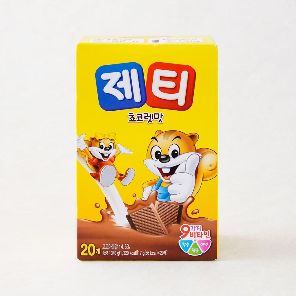 메가마트 동서 제티 초코 스틱 17gx20개 - 메인 이미지
