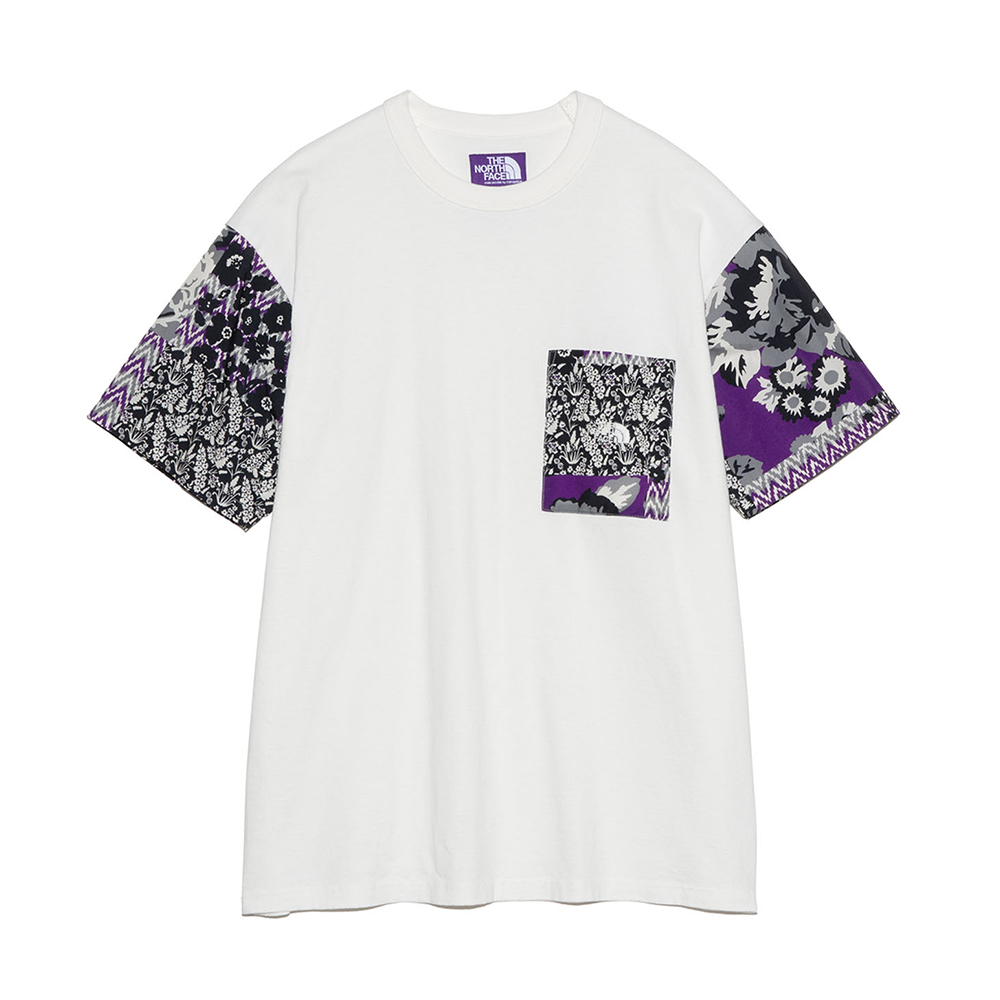 노스페이스퍼플라벨 플라워 프린트 필드 티셔츠 나나미카 25SS 남녀공용 N25SH071 - 상품 이미지
