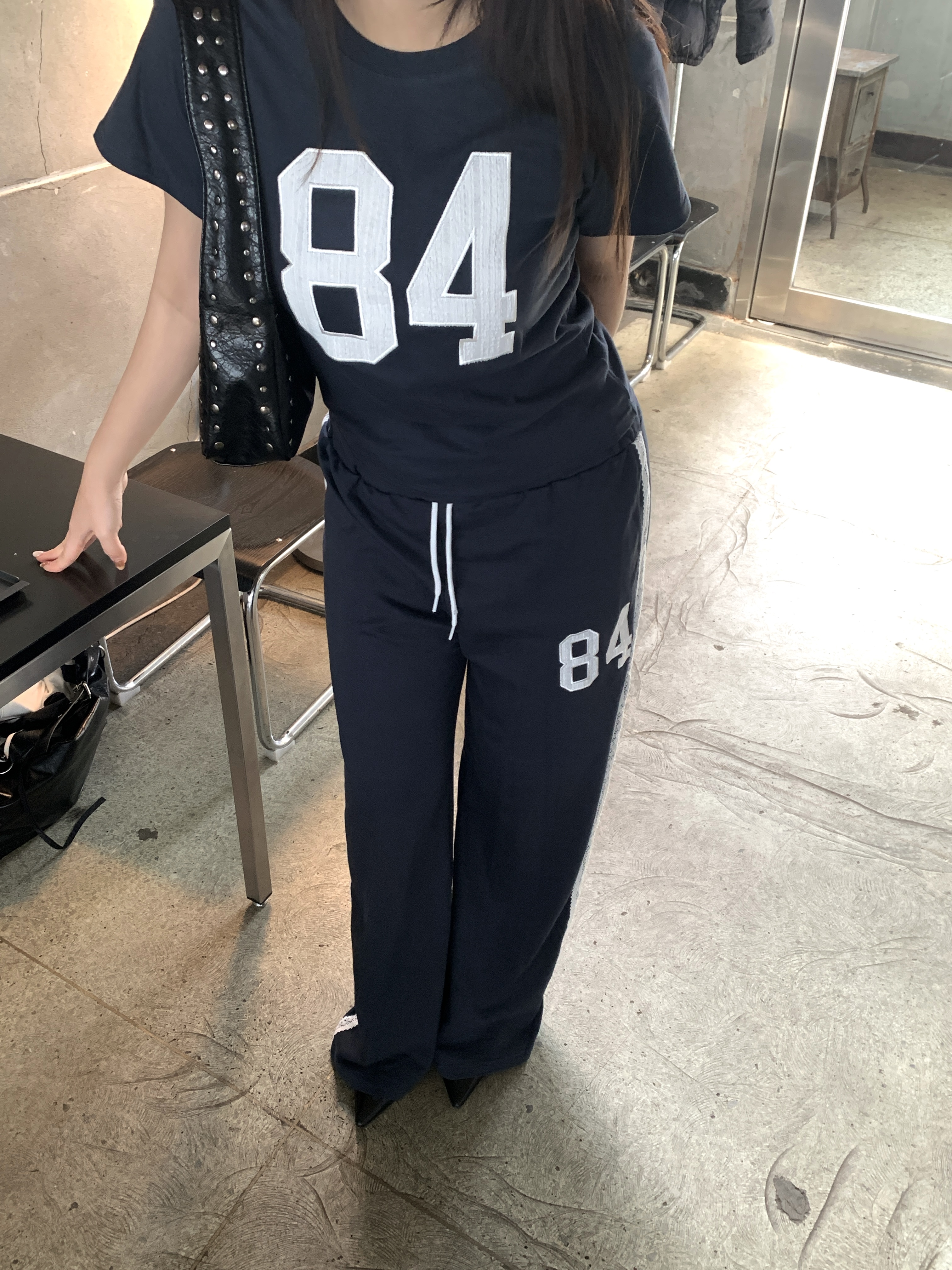 [set 상품] Pre-order 여성 84 트레이닝 여름 반팔 셋업 상세 이미지 7