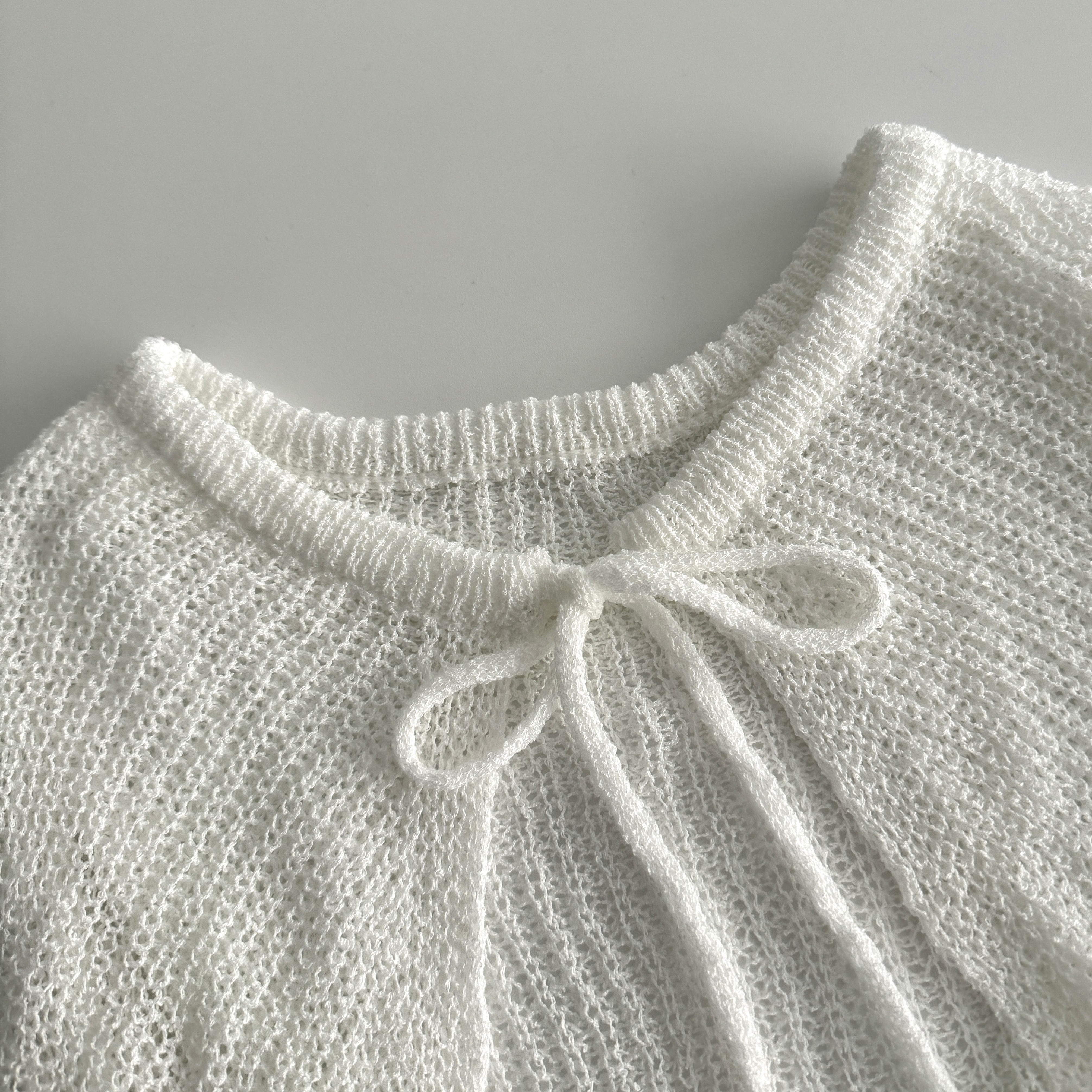 볼레로 여름가디건 린넨 숄가디건 부클 꽈배기가디건 아이보리, FREE(One size) 이미지 6