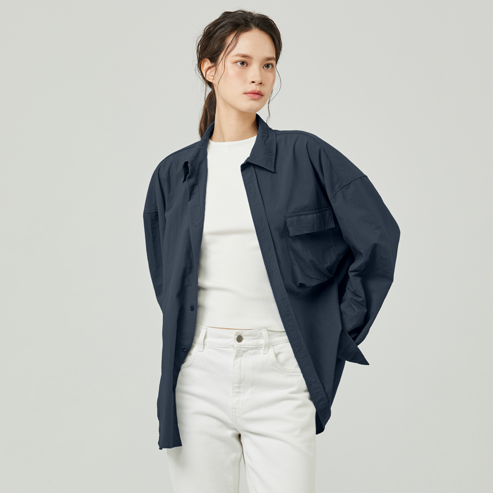 남자오버핏남방 봄 여름셔츠 UTILITY WIND SHIRTS - 상세 이미지 5