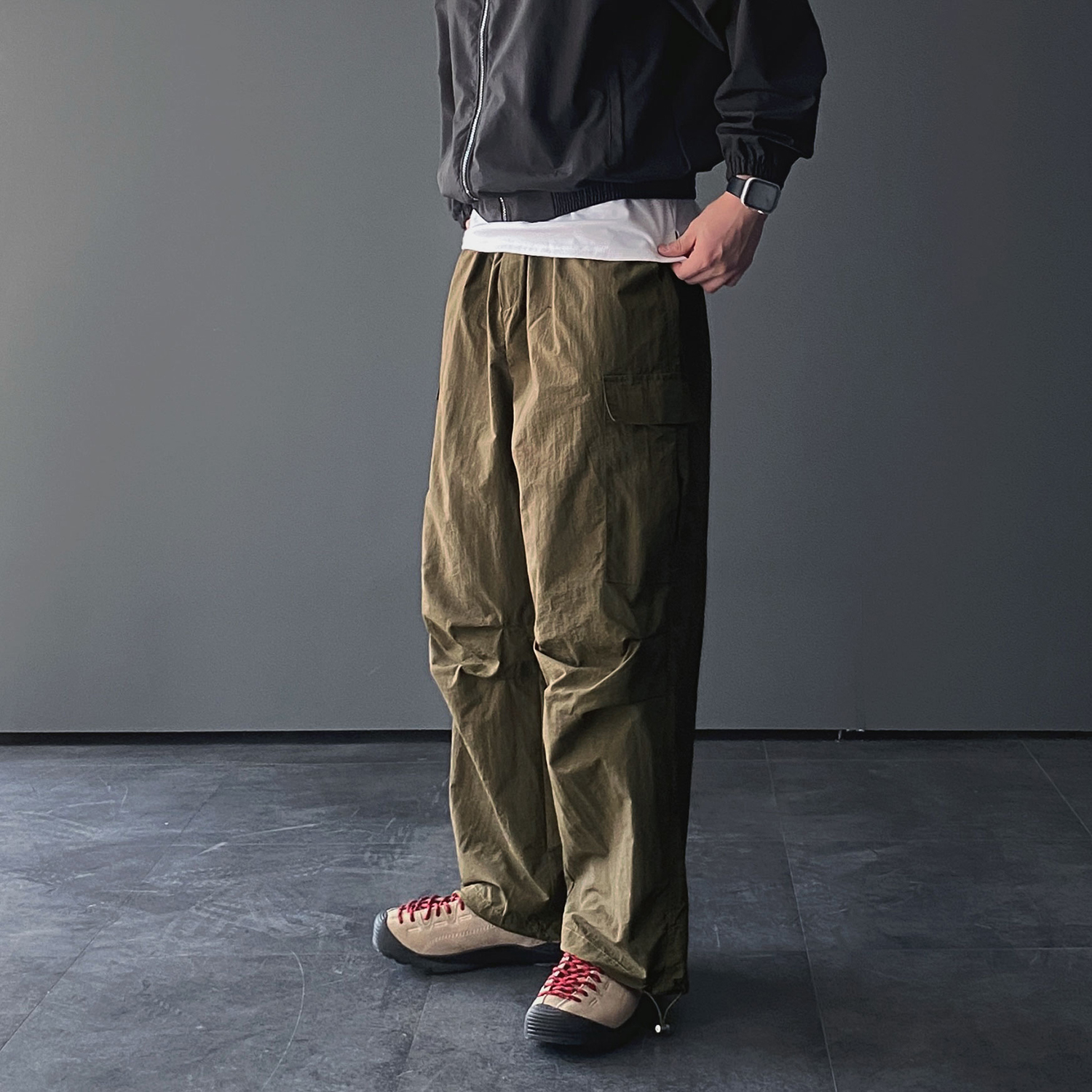 파라슈트팬츠 나일론카고팬츠 벌룬팬츠 건빵바지 - 상세 이미지 5