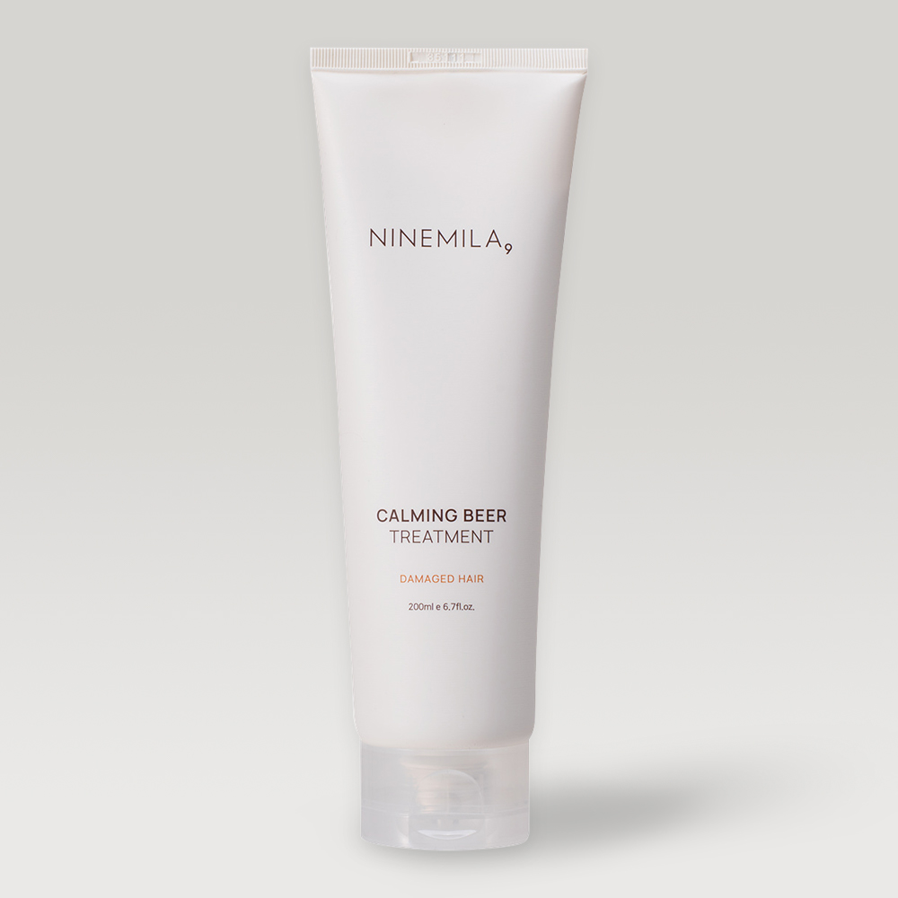 나인밀라 카밍비어 (맥주효모) 트리트먼트 미용실 LPP 단백질 헤어팩 자몽향, 200ml, 1개