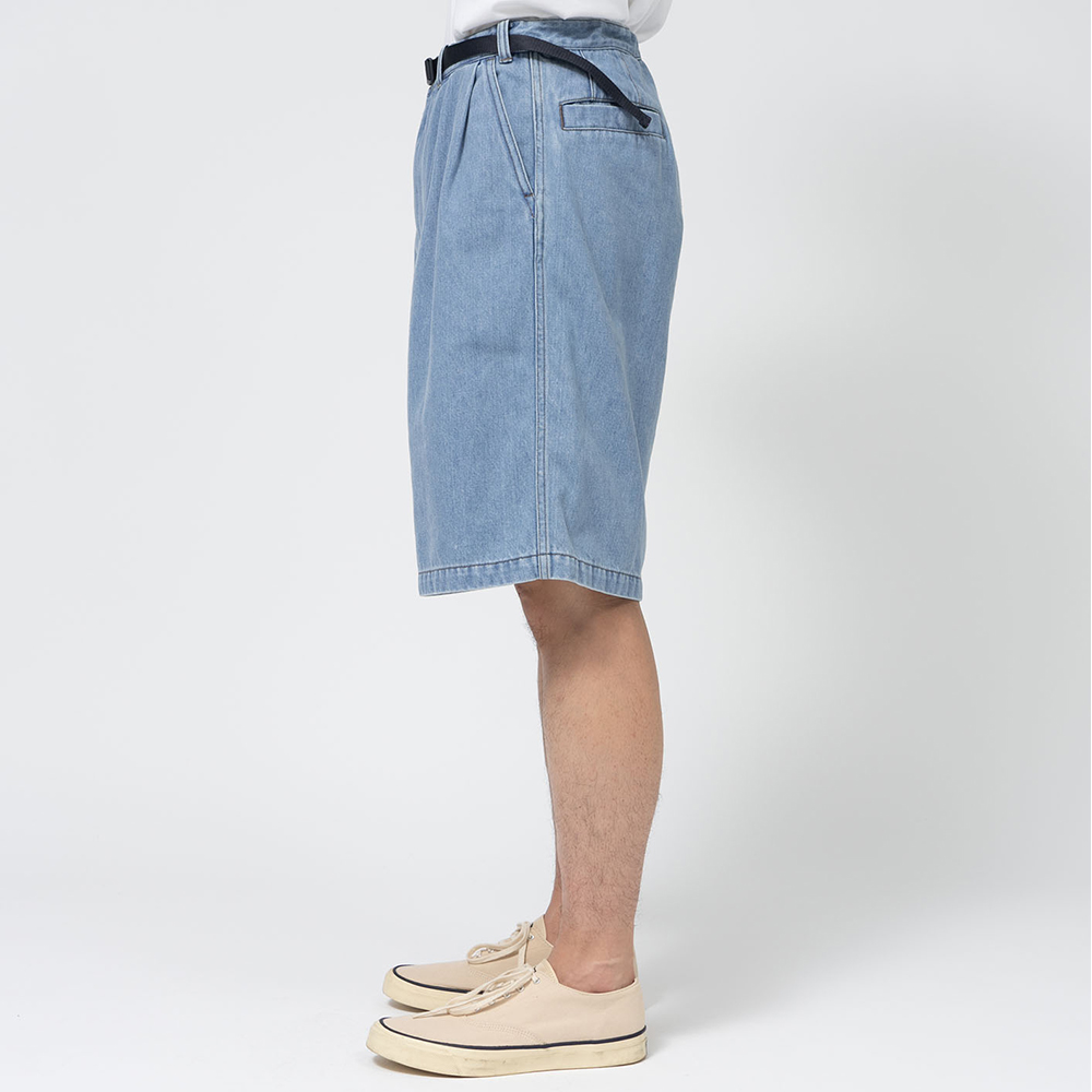 노스페이스퍼플라벨 데님 턱 필드 쇼츠 나나미카 25SS 남자 청반바지 N25SD098 - 상세 이미지 4