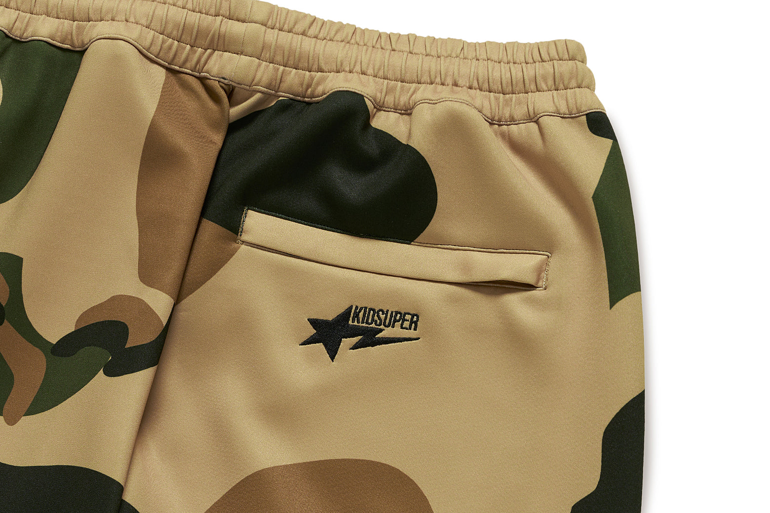 베이프 X KIDSUPER 바지 PATCHWORK TRACKPANTS 4월 신상 1L23-152-907 - 상세 이미지 4